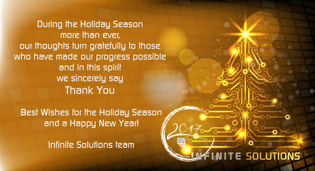 INFINITE SOLUTIONS NEW YEAR 2017