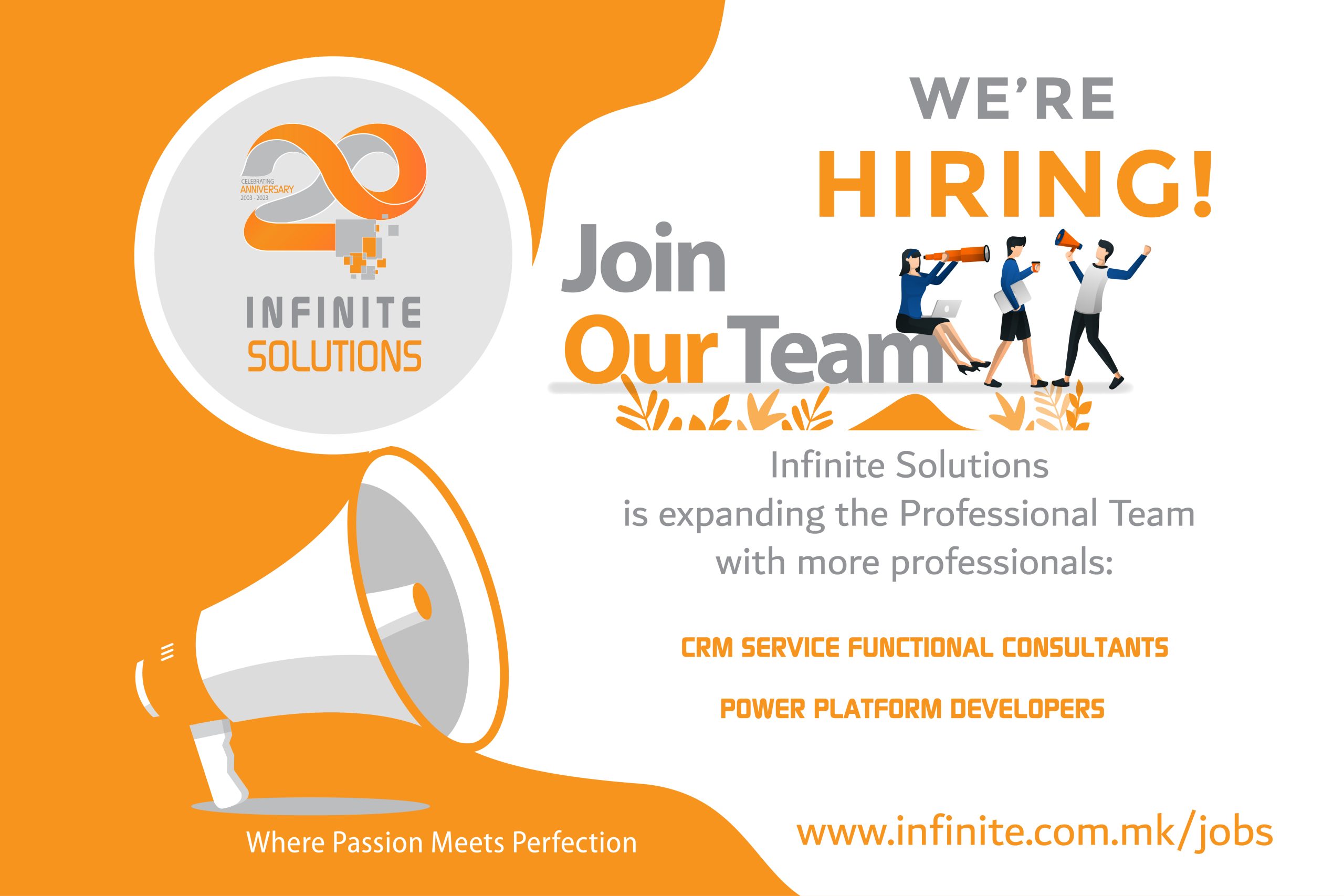 Apply for job in Infinite Solutions